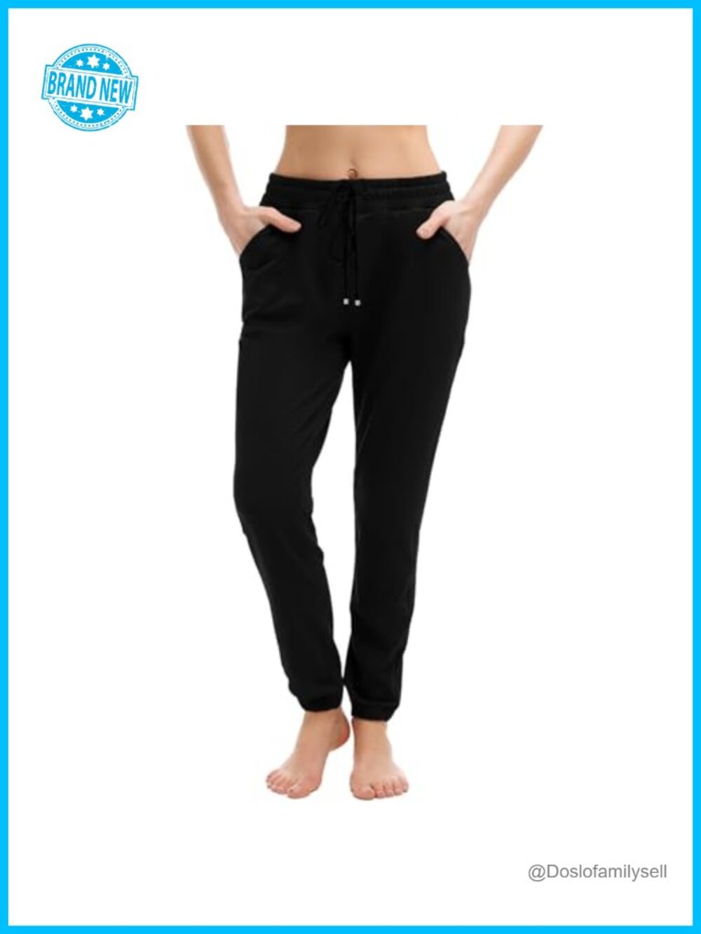 Drawstring Sweatpants with Pockets Women